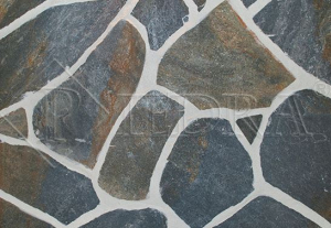 Kamenná dlažba / obklad 20-50 cm Blue, šlapáky do betonu