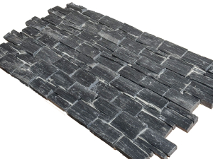 Kamenný obklad StoneWall Black slate, tloušťka 2,5-3,5 cm